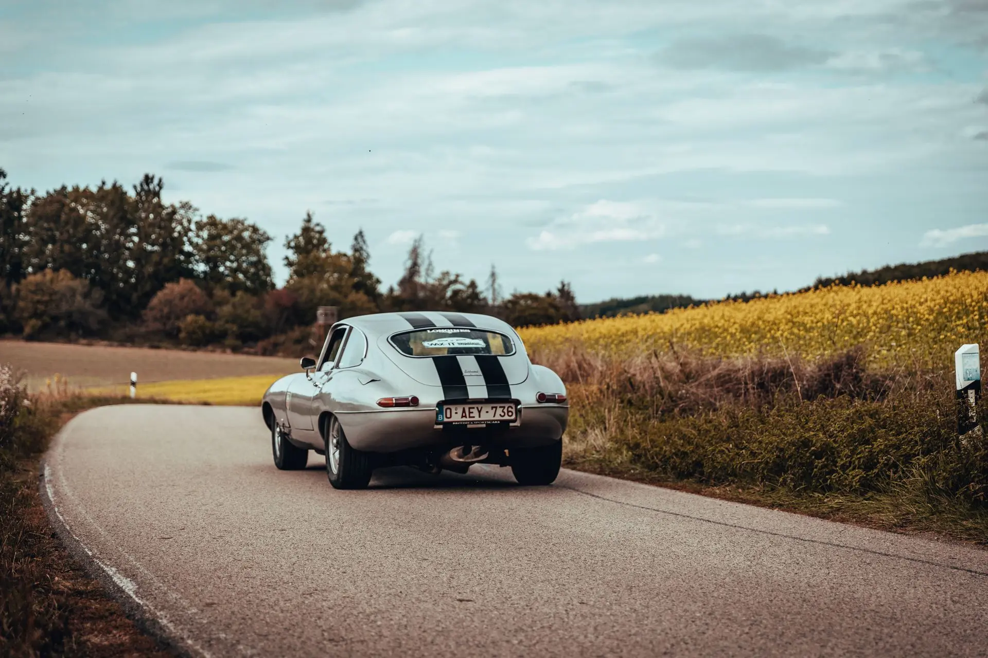 Classic car Jaguar Coupe