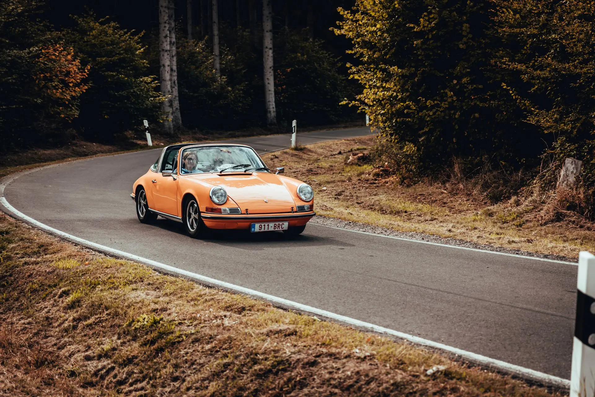 Orange Classic Porsche 911
