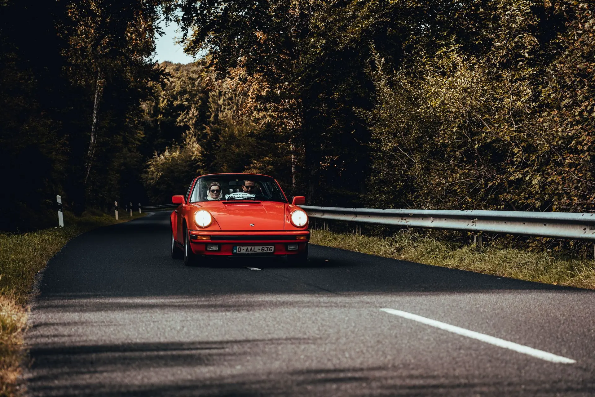 Red Classic Porsche 911