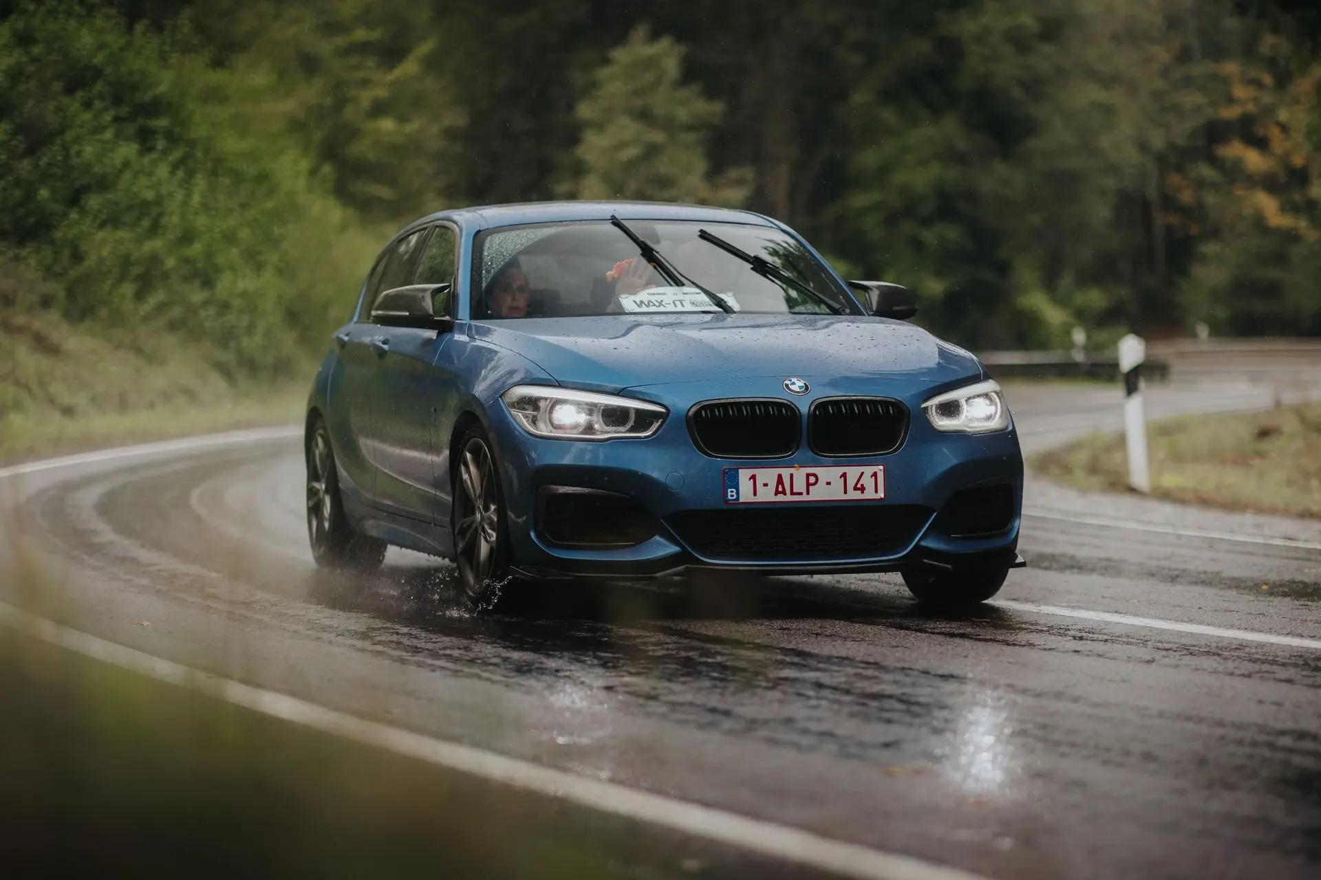 Blue BMW M135i