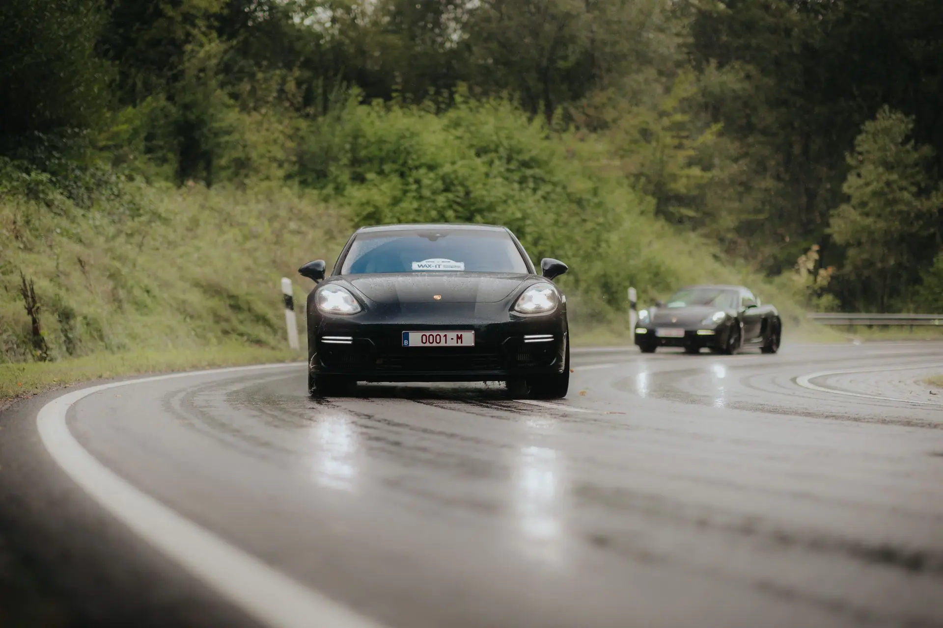 Black Porsche Panamera