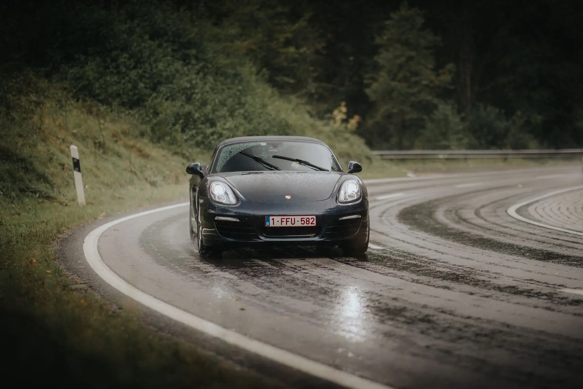 Black Porsche Cayman