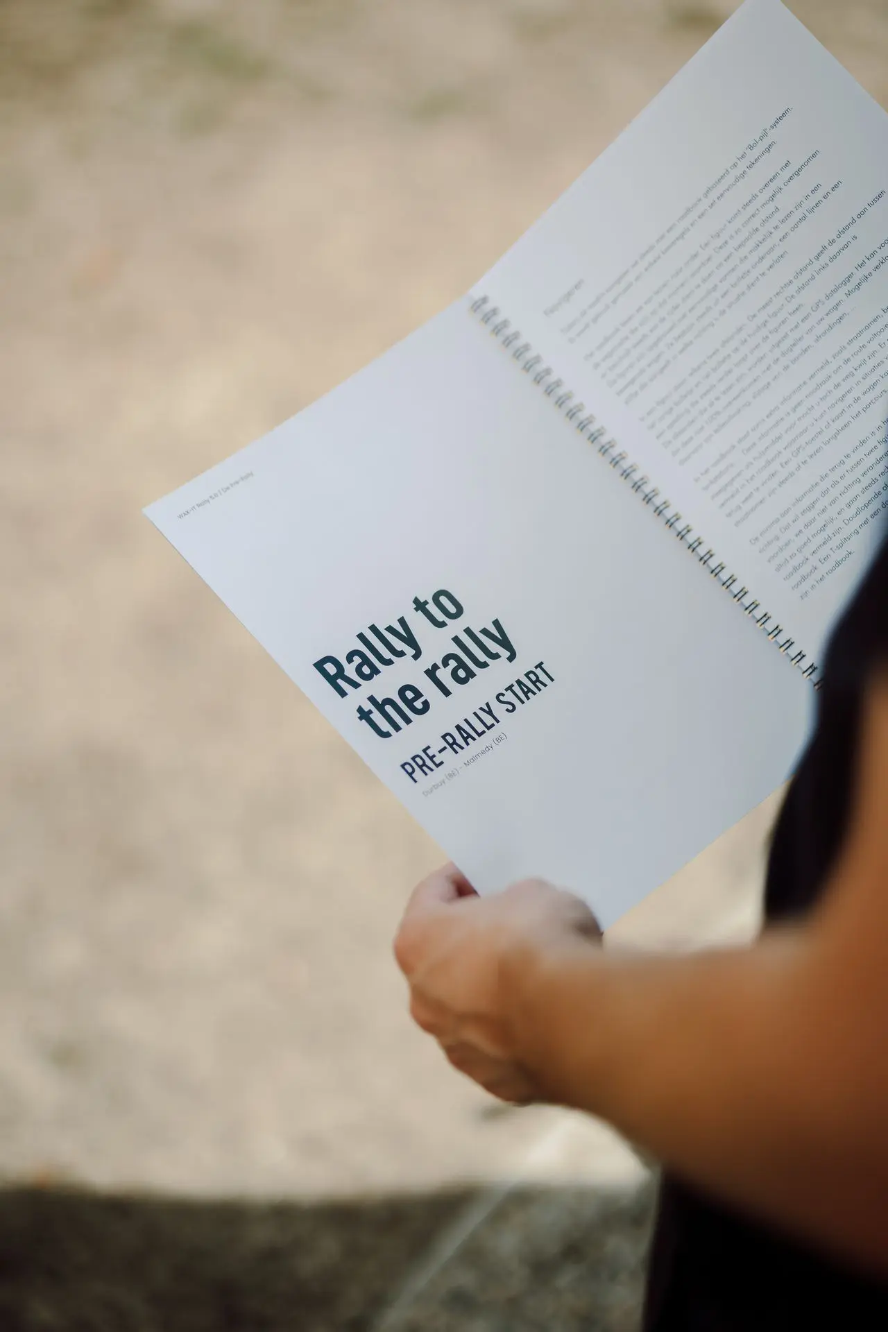 Rally roadbook Open Roads