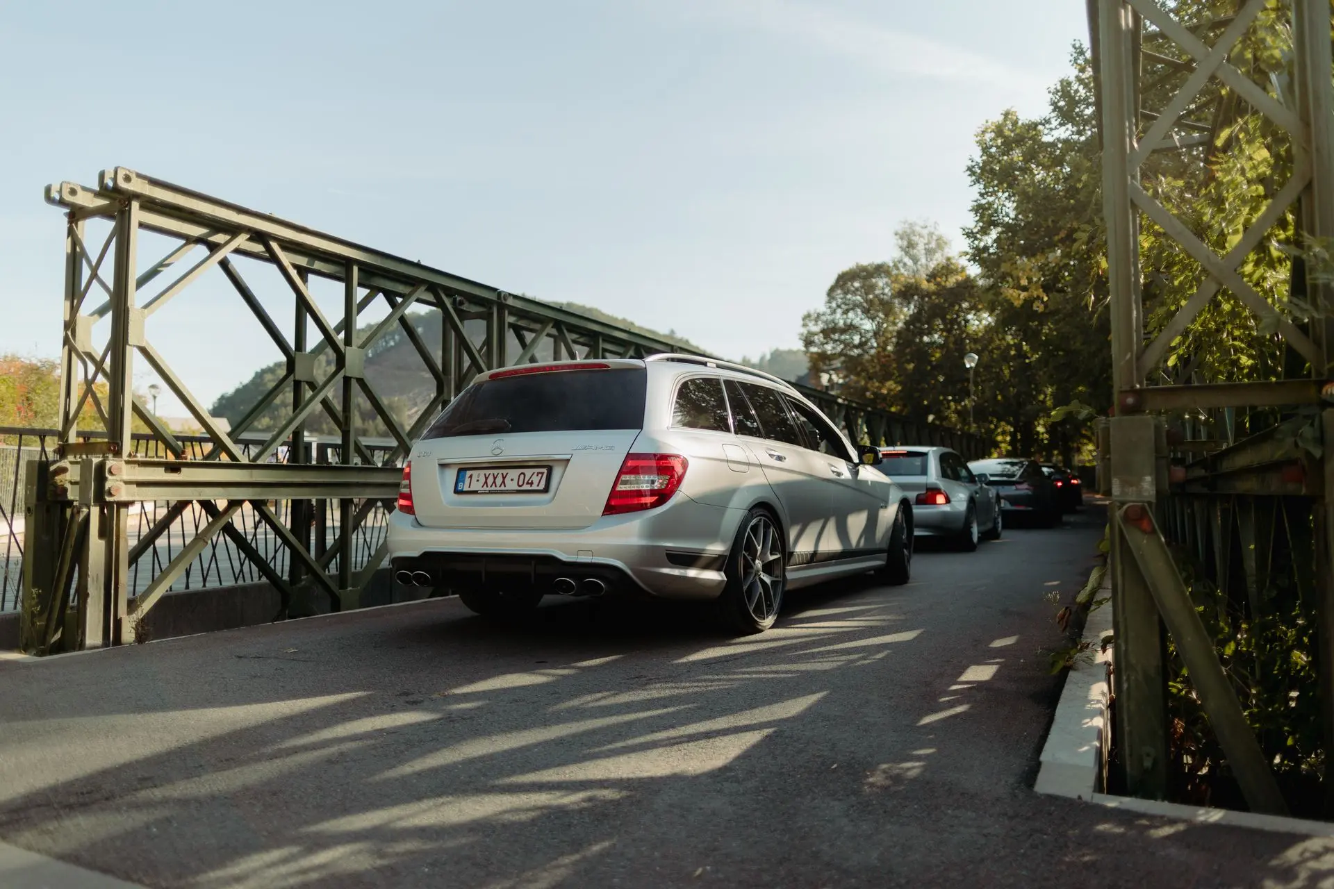 Mercedes-benz C63 AMG with BMW Z3 Coupé