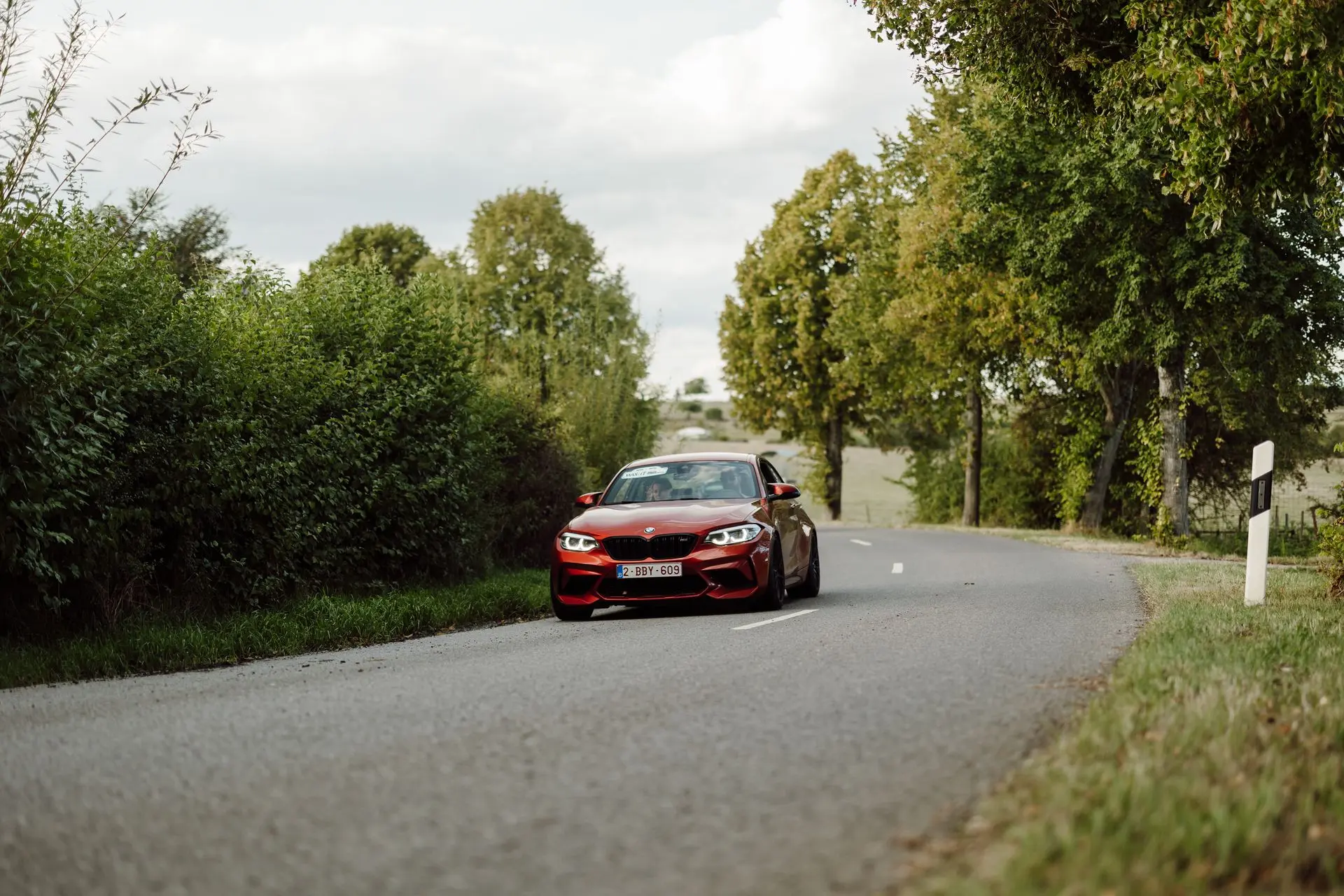 Orange BMW M135i Coupé