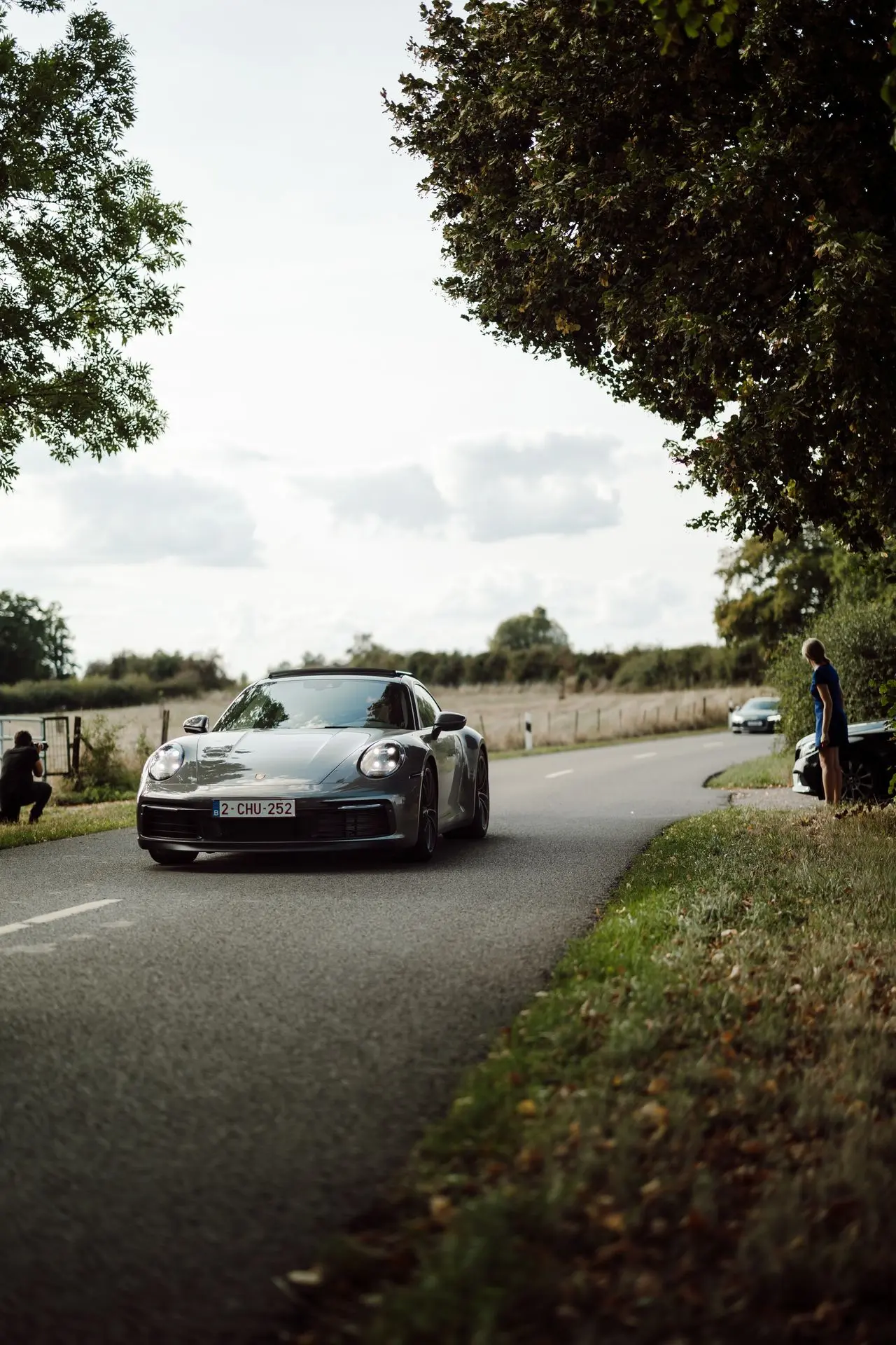 Porsche 911 with panoramic roof